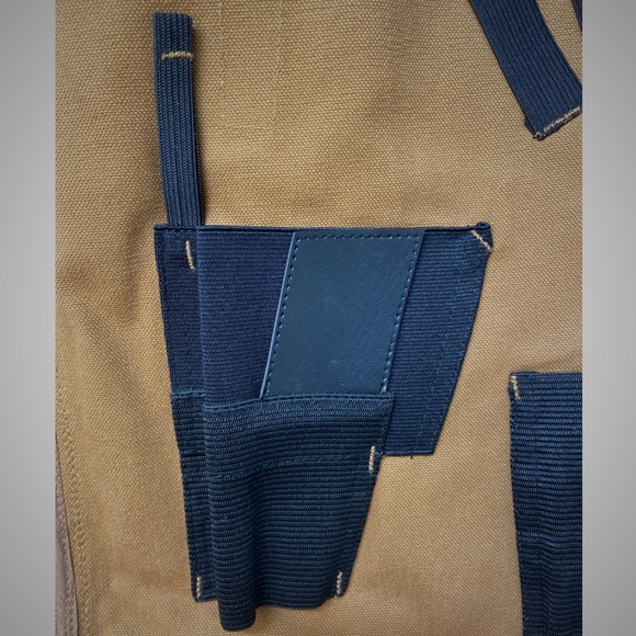 Wyoming Traders Mens XL Brown Canvas Concealed Carry Holster Vest Bronco NWOT - Picture 8 of 13